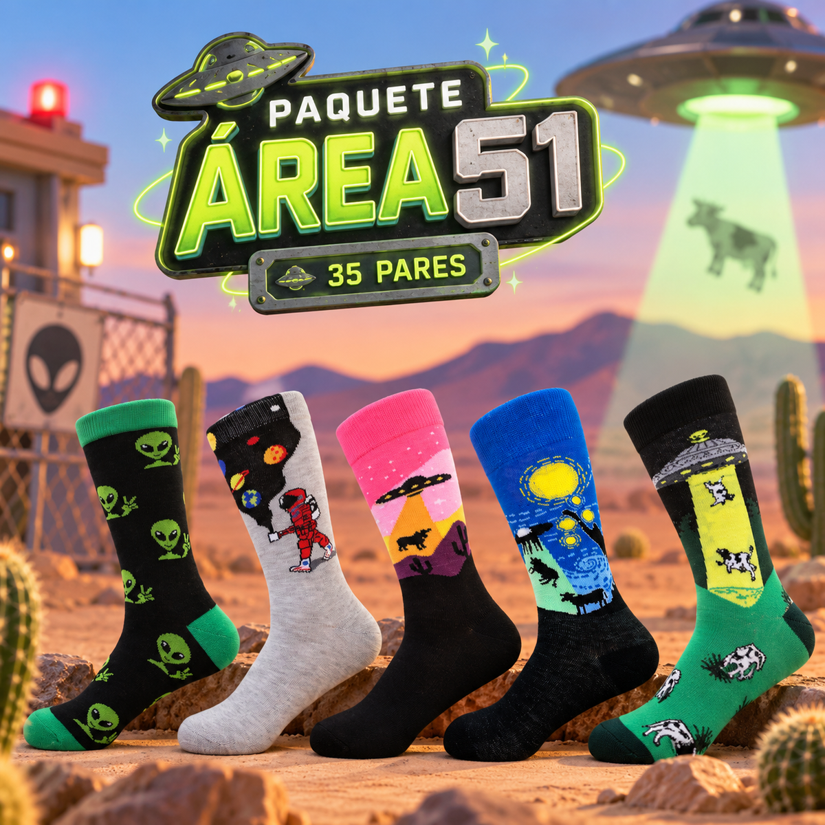 Paquete Área 51|35 pares