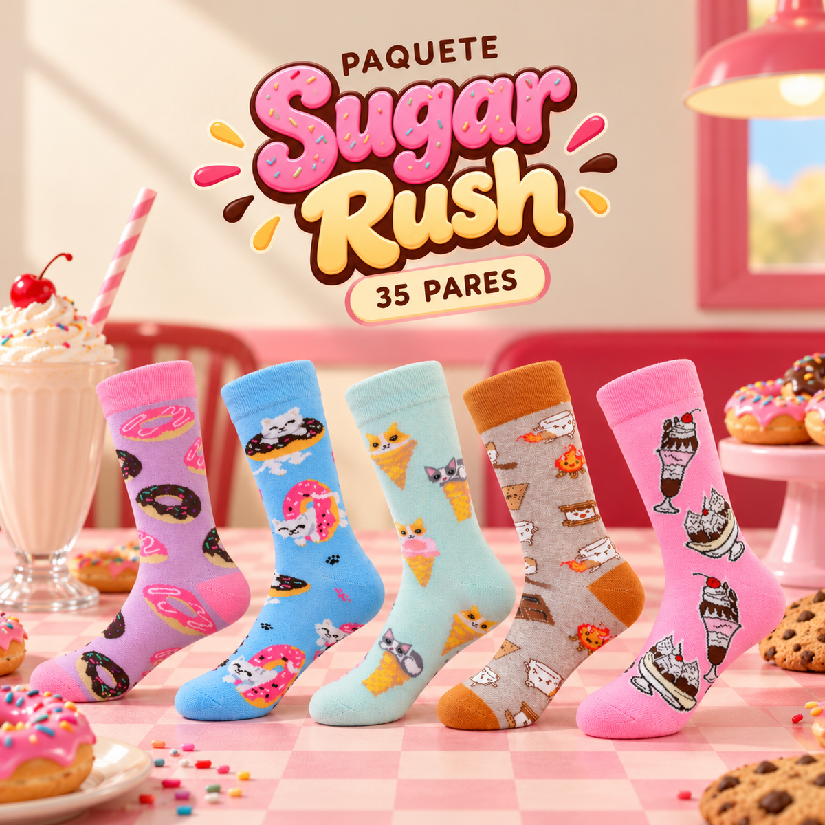 Paquete Sugar Rush|35 pares