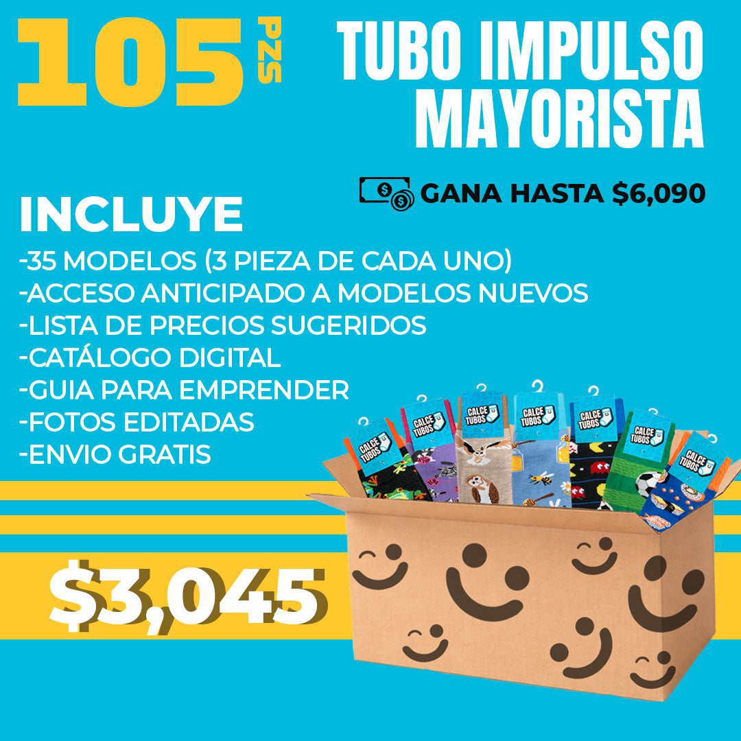 Tubo Impulso Mayorista + Envío Gratis