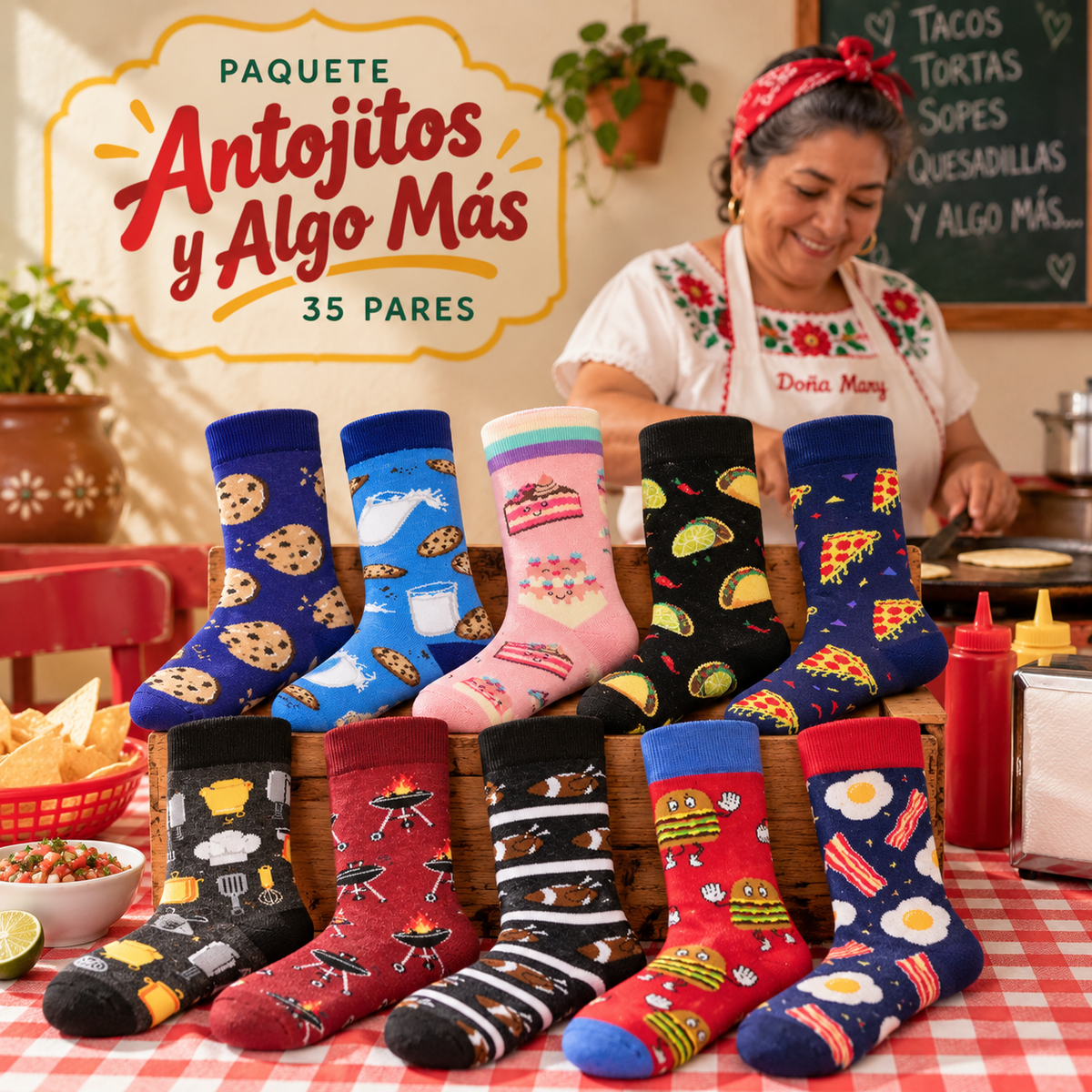 Paquete Antojitos y Algo Más|35 pares